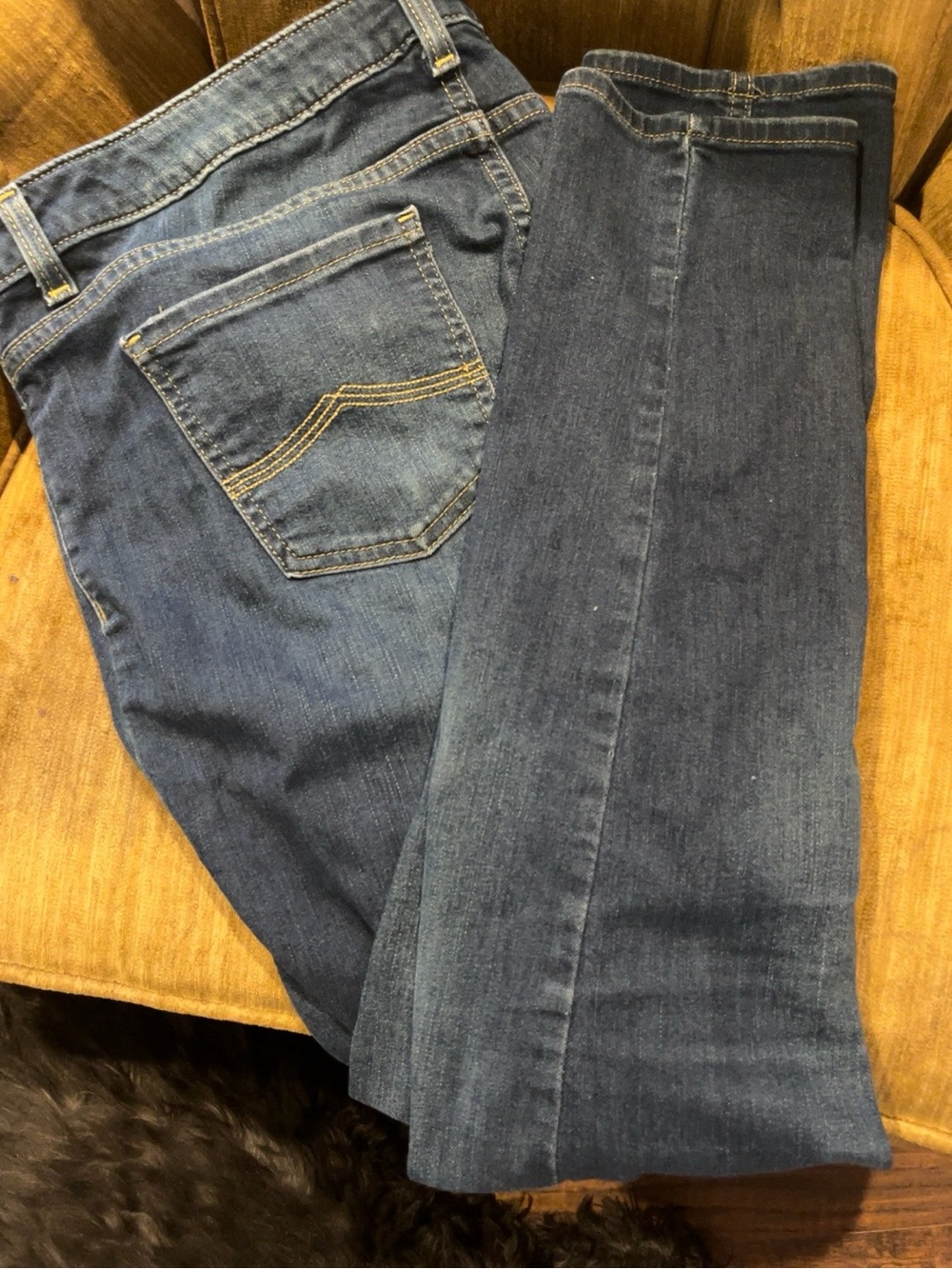 Michael Kors Women's Skinny Jeans in Dark Blue Denim